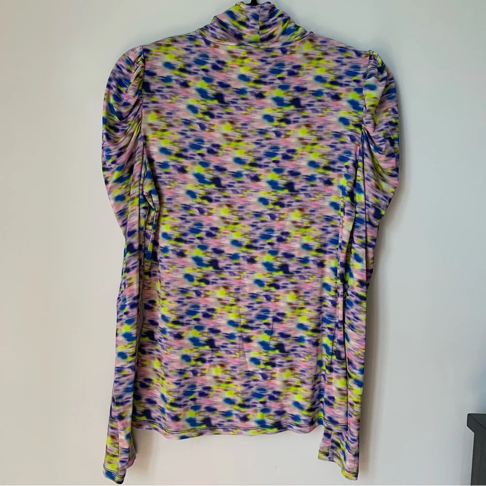 SIZE M TANYA TAYLOR ADONICA MULTICOLOR LONG SLEEVE - Picture 2 of 12